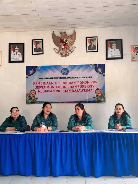 Kunjungan Pengerak PKK Kecamatan Kayan Hulu