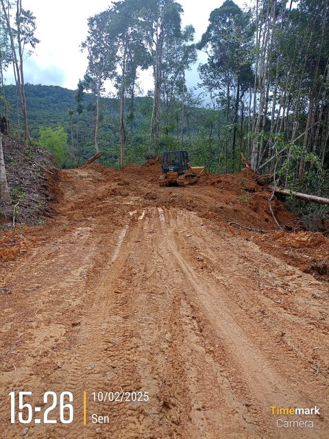 Proses Pembukaan Jalan Tani 